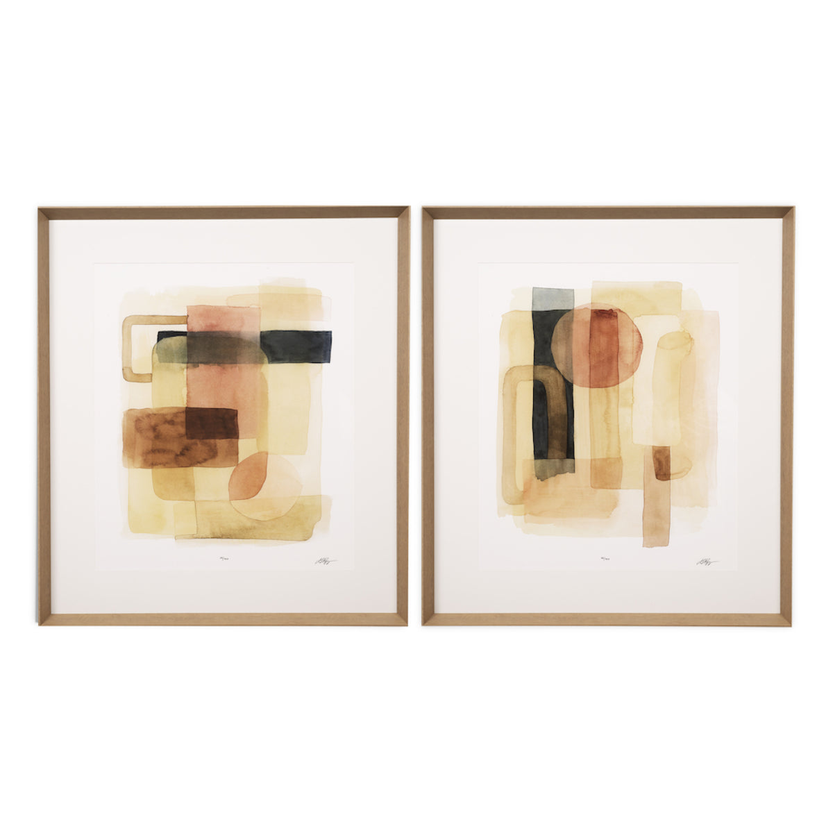 Print Sand Shaped by Grace Popp set of 2
