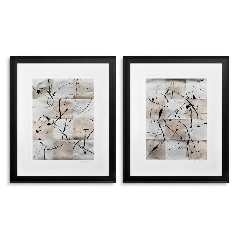 Print Ink Casting by Michael Willett set of 2