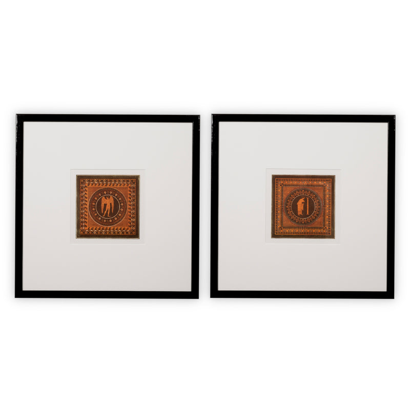Print Antique Vases by William Hamilton set of 2