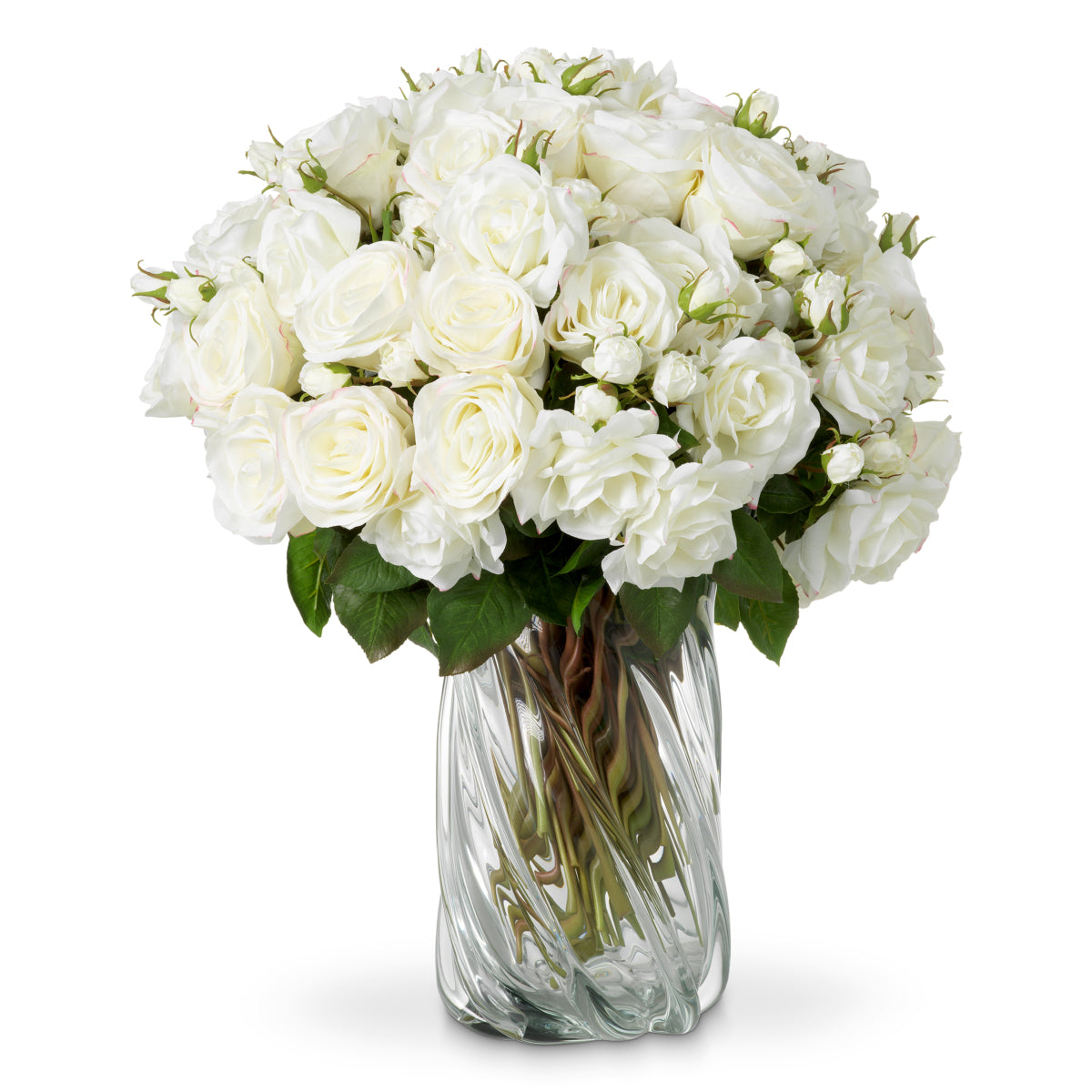 Bouquet of Roses real touch 72 pcs/2 varieties