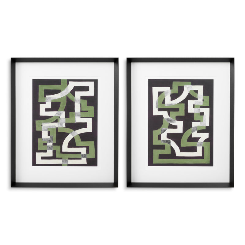 Print Window Trellis by Michael Willett set of 2