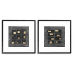 Print Black Squares by Michael Willett set of 2