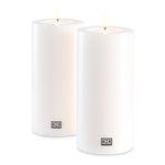 Artificial Candle ø 10 x H. 21 cm set of 2