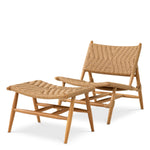 Outdoor Chair and Foot Stool Laroc