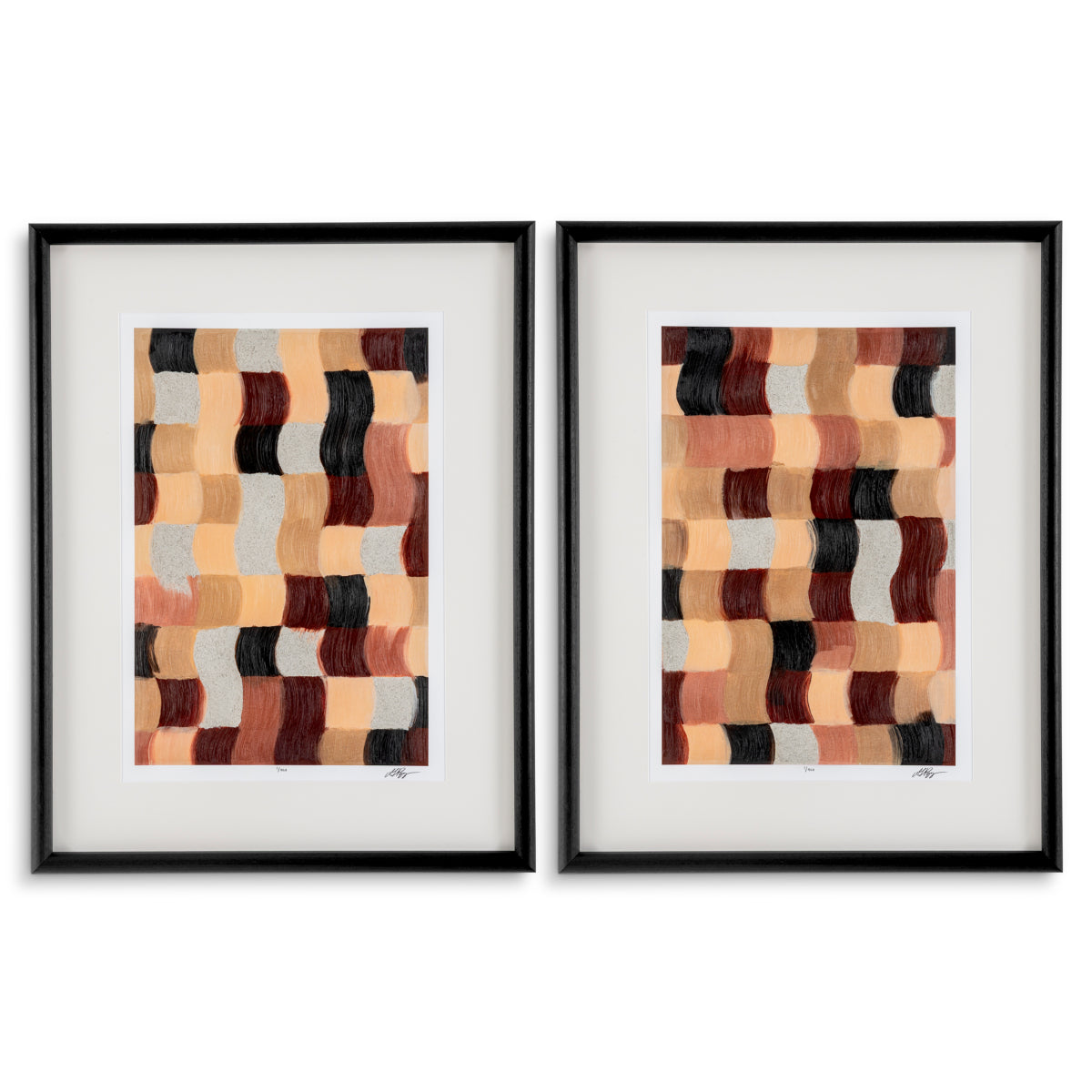 Prints Sun Baked Mosaïc by Grace Popp set of 2
