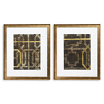 Print Trellis Pattern by Ethan Harper II set of 2