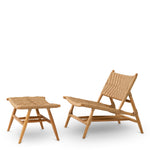 Outdoor Chair and Foot Stool Laroc