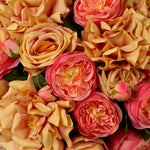 Bouquet of Roses real touch 72 pcs/3 varieties