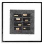 Print Black Squares by Michael Willett set of 2