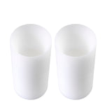 Artificial Candle deep ø 10 x H. 21 cm set of 2