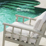 Outdoor Dining Chair Paladium with arm